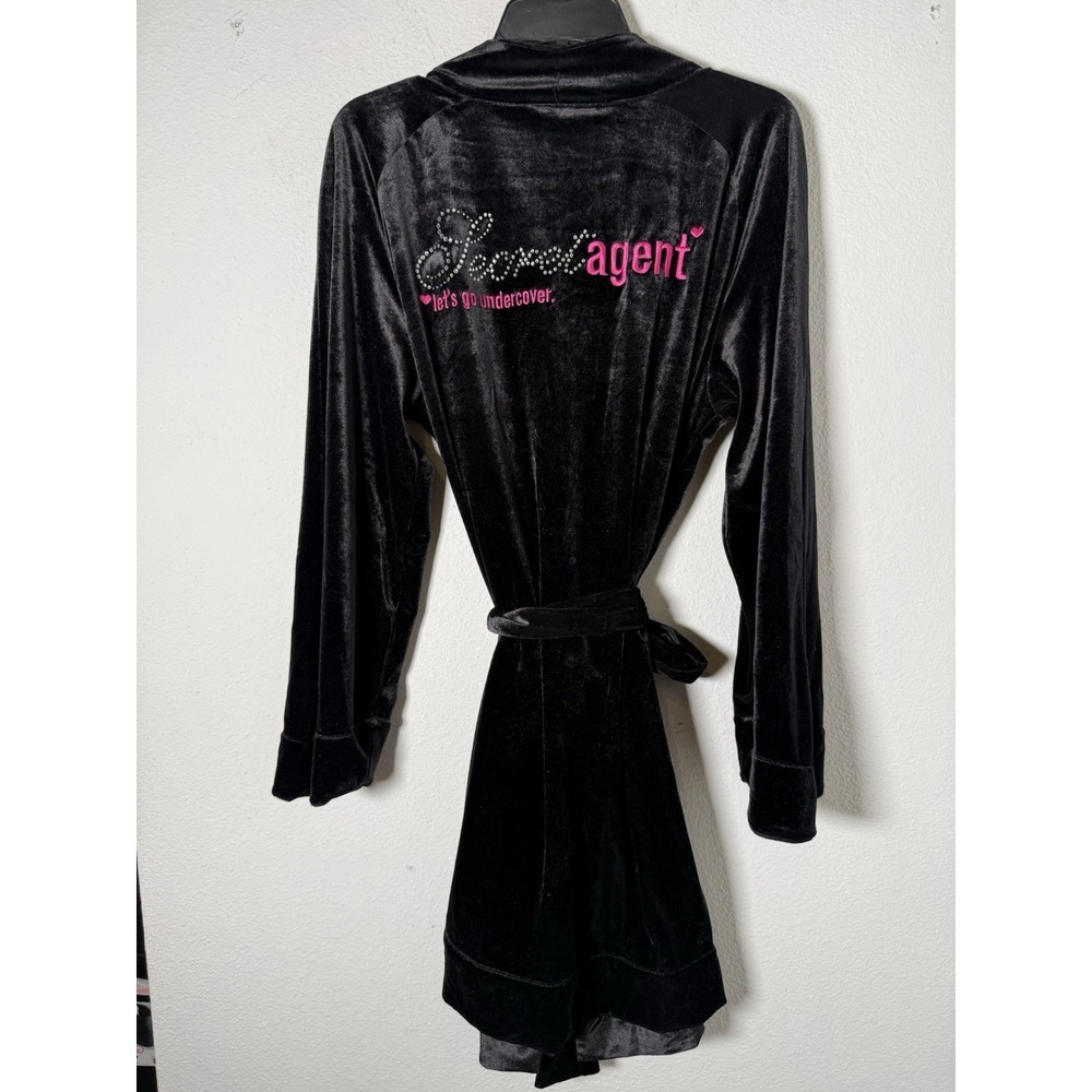 Limited Edition Victoria Secret Vintage Secret Agent Velvet Robe Size Med‎